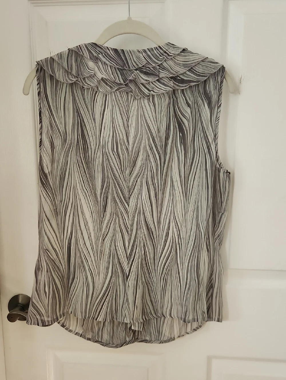 Silk Ruffle Blouse - Picture 4 of 10